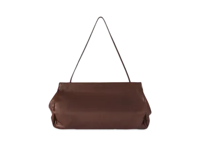 The Row Abby Bag in Leather "Chocolate"