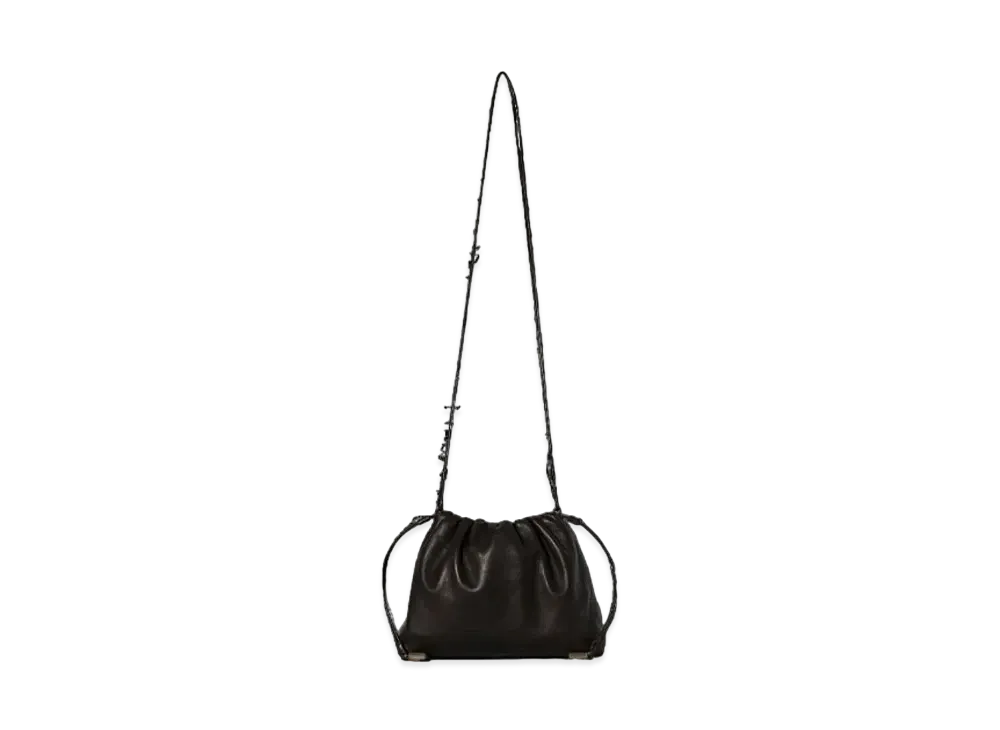 The Row Angy Bag in Leather "Dark Brown"