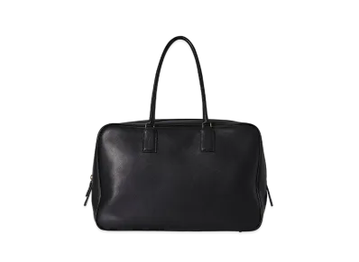 The Row Domino Bag in Leather "Black"