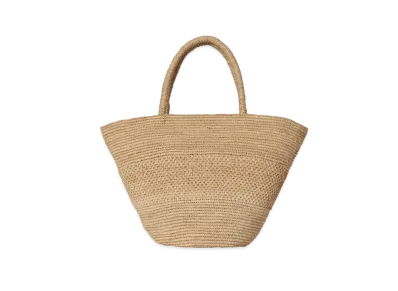The Row Emilie Bag in Raffia "Natural"