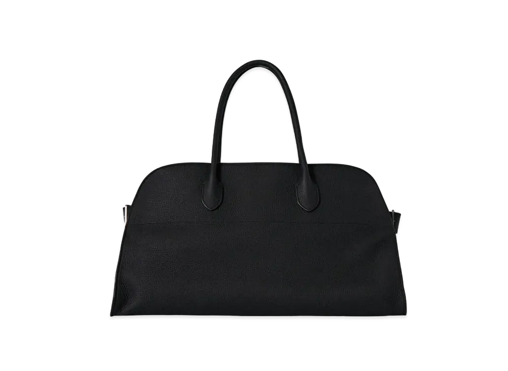 The Row EW Margaux Bag in Leather "Black"