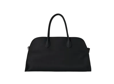 The Row EW Margaux Bag in Leather "Black"