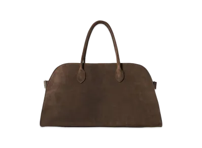 The Row Women's E/W Margaux Leather Bag "Nut Brown"