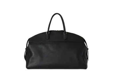 The Row George Duffle in Leather "Black"