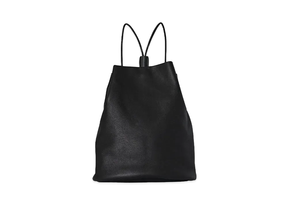 The Row Joe Backpack in Leather "Black"