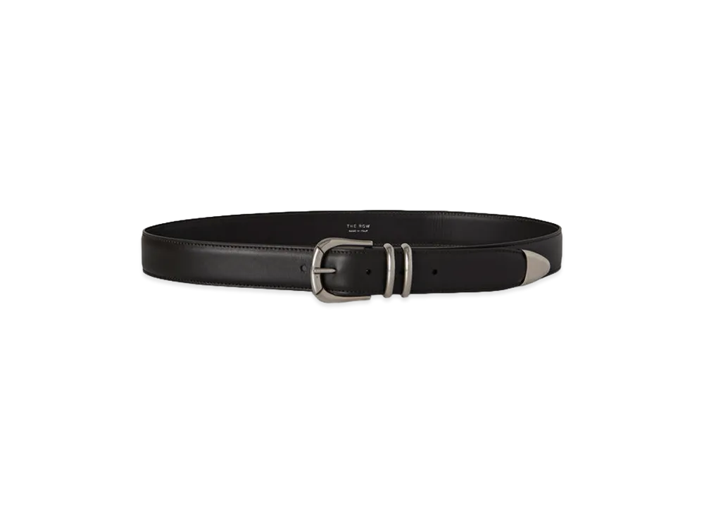 The Row Women's Vintage Leather Belt "Dark Brown"