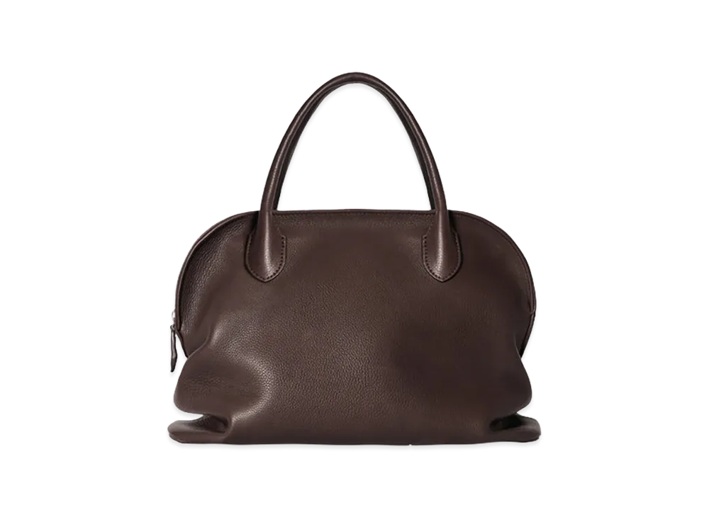 The Row Women's Agnes 12 Leather Bag "Hippo Grey"