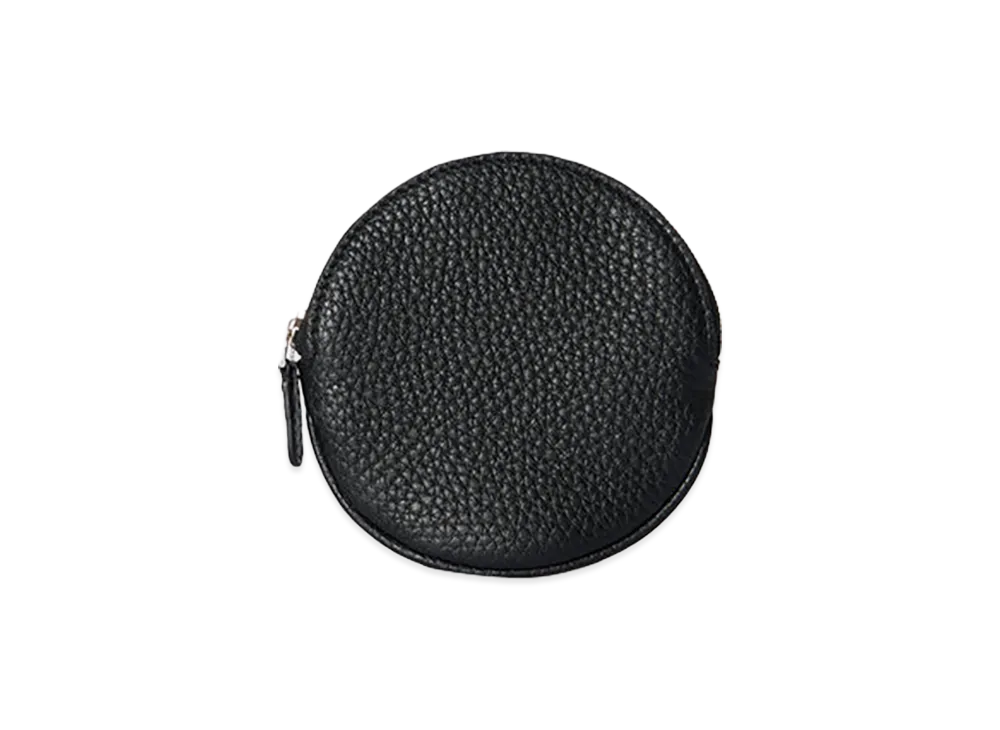The Row Women's Leather Round Pouch "Black"