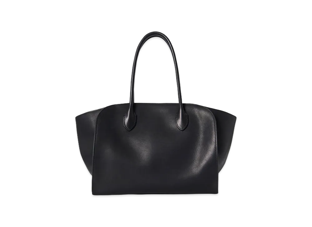 The Row Women's Marlo 12 Leather Tote Bag "Black"