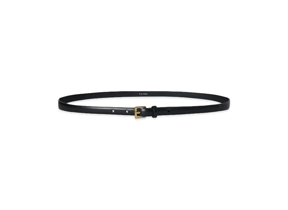 The Row Women's City Leather Belt "Black"