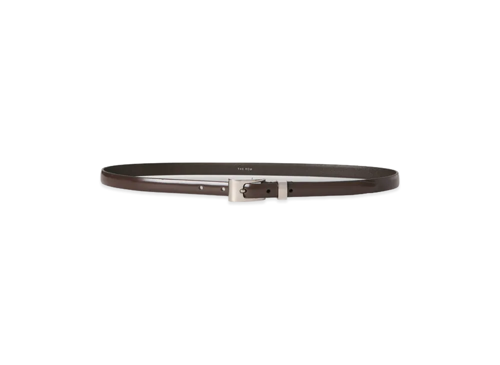 The Row Women's Downtown Leather Belt "Brown"