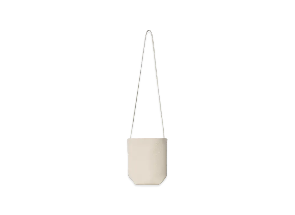 The Row Women's N/S Park Leather Crossbody Bag "Ivory"
