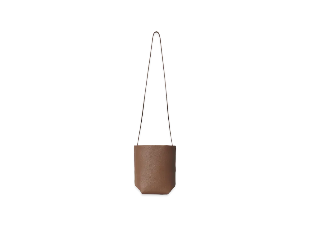 The Row Women's N/S Park Leather Crossbody Bag "Dark Olive"