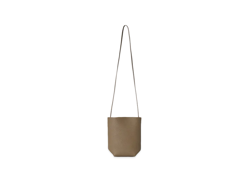 The Row Women's N/S Park Leather Crossbody Bag "Smoked Taupe"