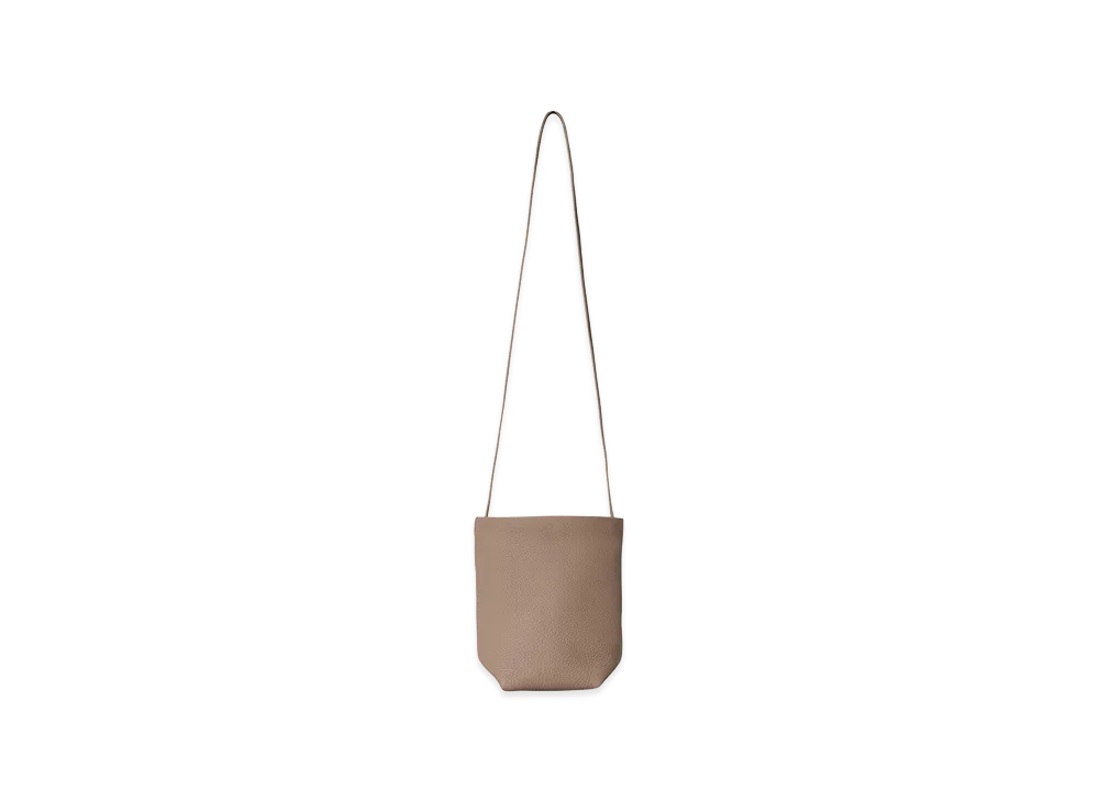 The Row Women's N/S Park Leather Crossbody Bag "Dark Taupe"