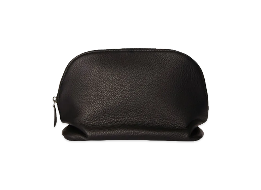 The Row Women's Agnes Leather Pouch "Dark Brown"