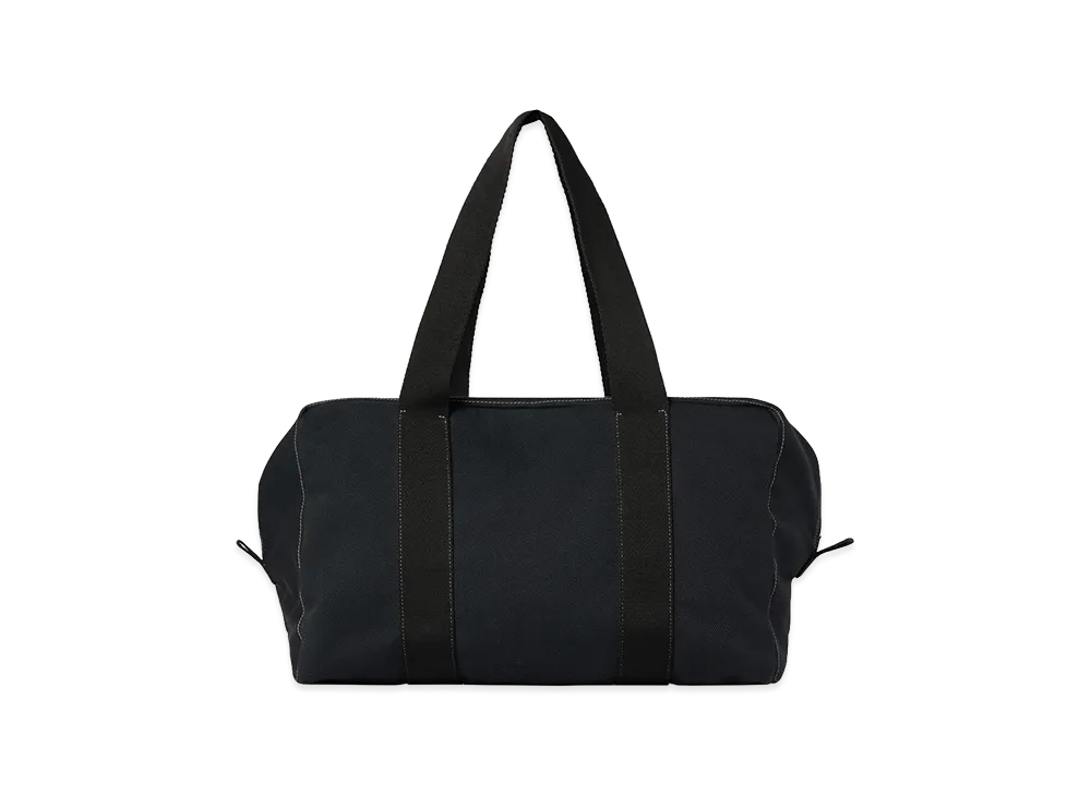 The Row Sisal Cotton Canvas Duffle Bag "Black"