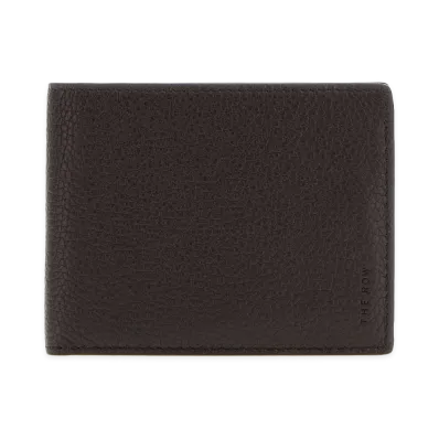 The Row Leather Wallet "Dark Brown"