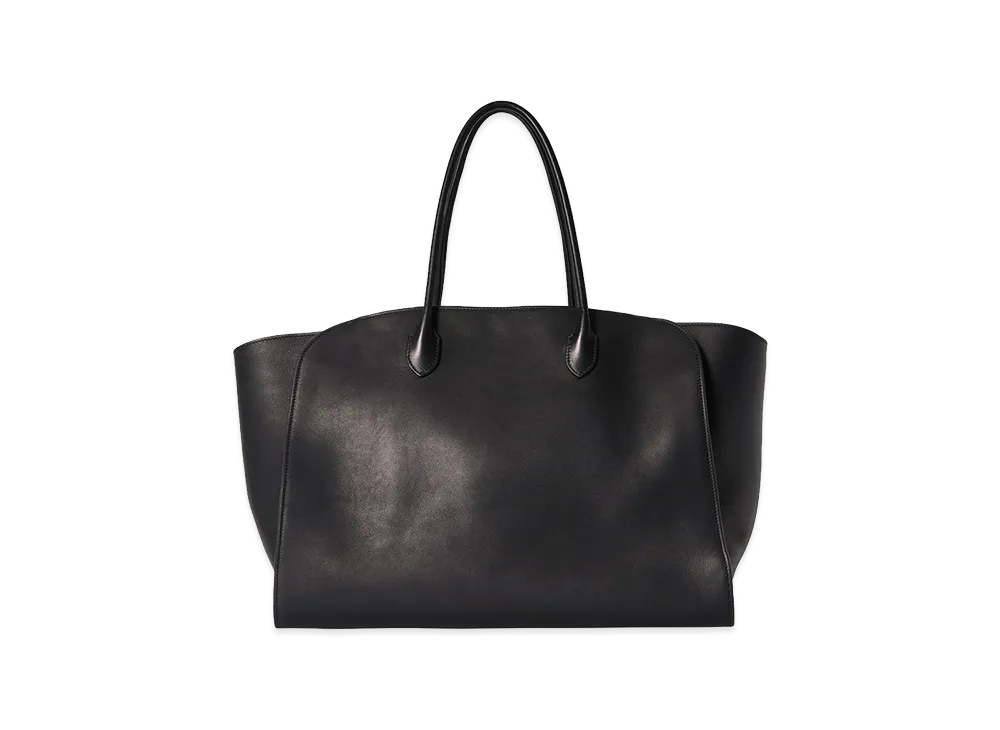 The Row Women's Marlo 17 Leather Tote Bag "Black"