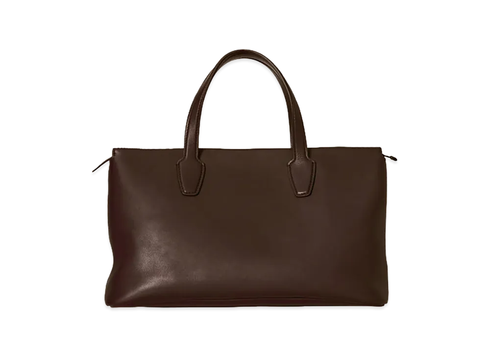 The Row Women's Marcel Leather Bag "Deep Brown"