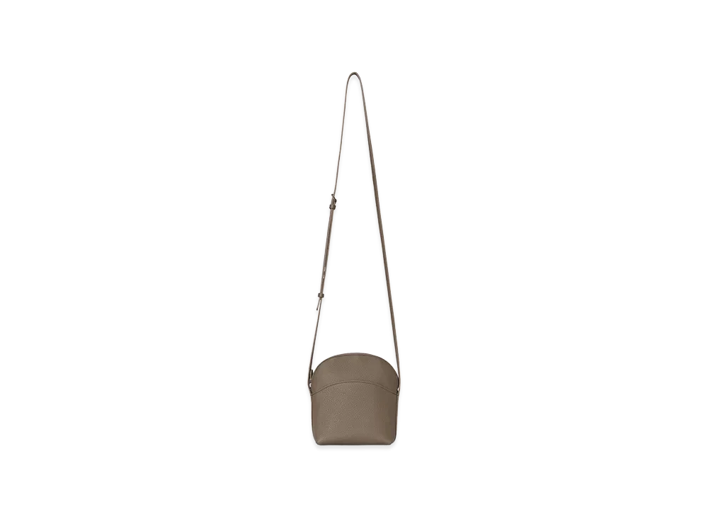 The Row Women's N/S Annie Leather Crossbody Bag "Smoked Taupe"