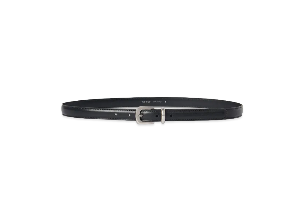 The Row Women's Ring Leather Belt "Black"