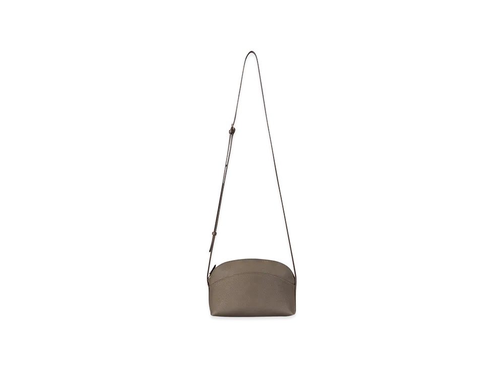 The Row Women's E/W Annie Leather Crossbody Bag "Smoked Taupe"