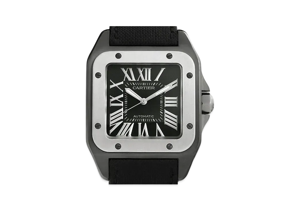Cartier Santos 100 Carbon "Black" W2020010