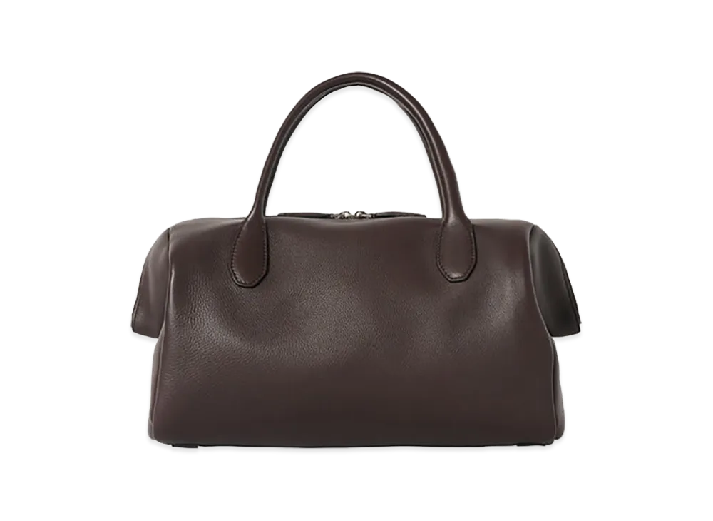 The Row Women's Faye Leather Bag "Dark Brown"