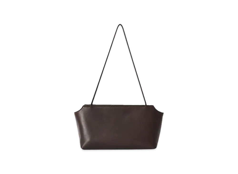 The Row Women's Terrasse Leather To-Go Bag "Dark Brown"