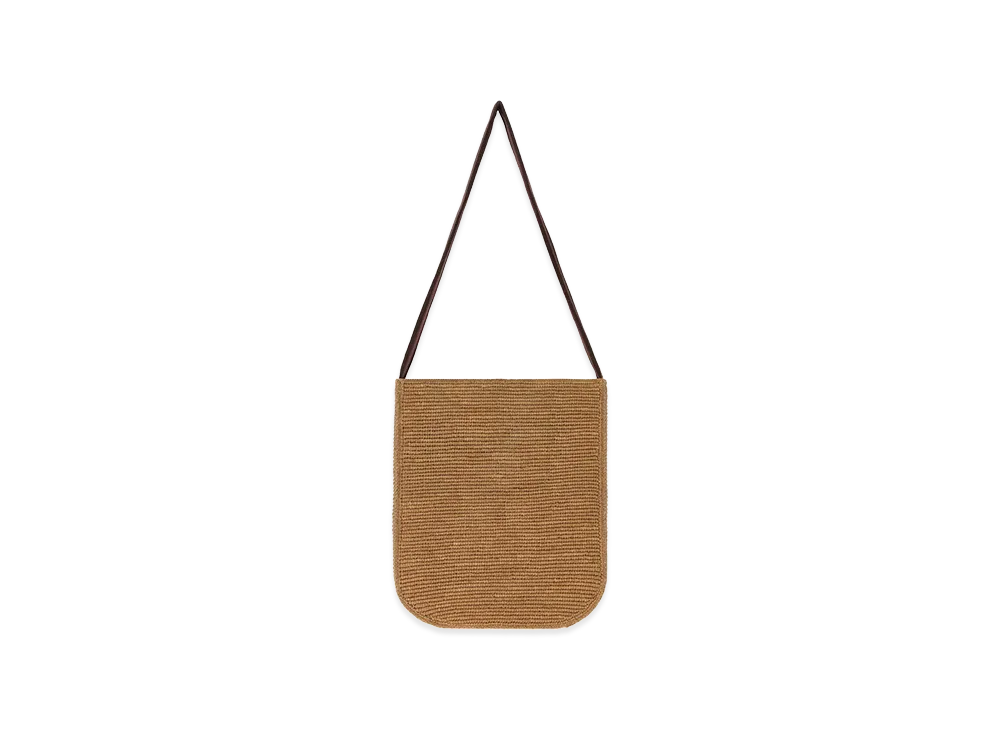 The Row Women's Raffia Lori Shopping Bag "Camel"