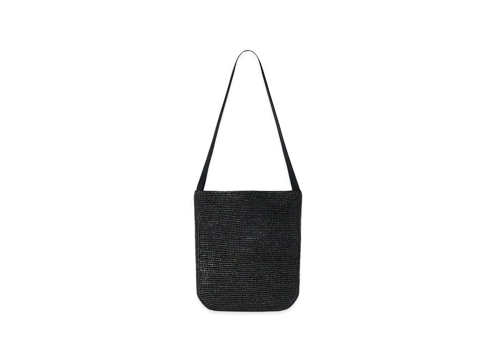 The Row Women's Lori Raffia Bag "Black"
