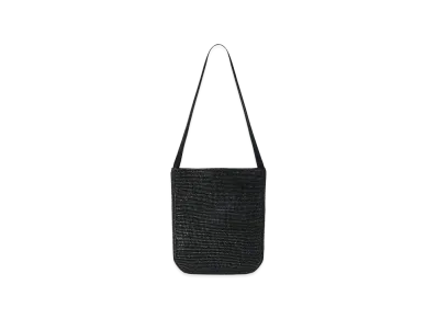 The Row Women's Lori Raffia Bag "Black"