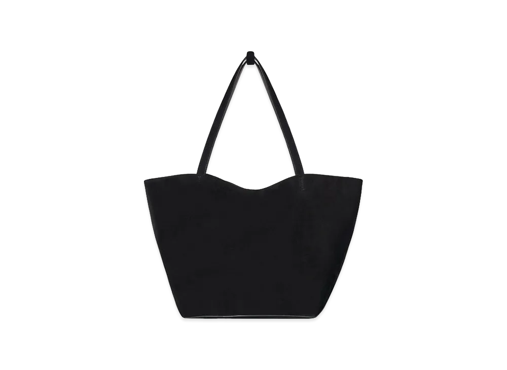 The Row Women's Park Tote Three Suede Bag "Black"