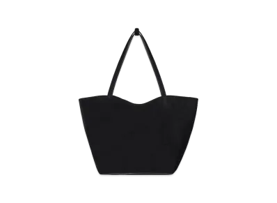 The Row Women's Park Tote Three Suede Bag "Black"