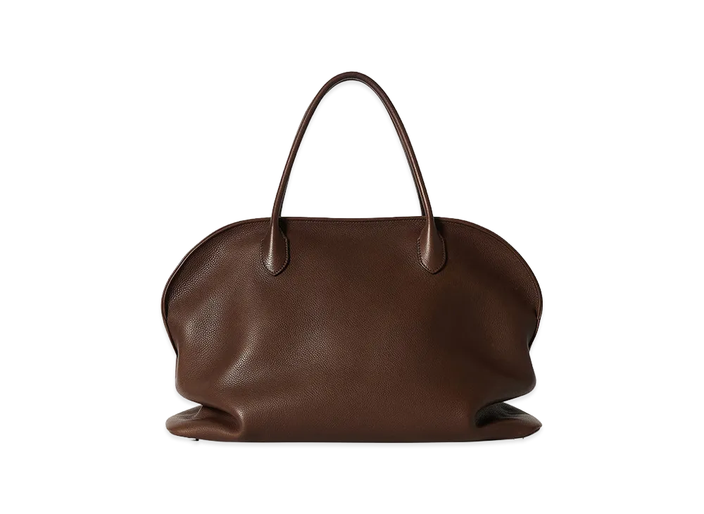 The Row Women's Agnes 15 Leather Bag "Deep Brown"
