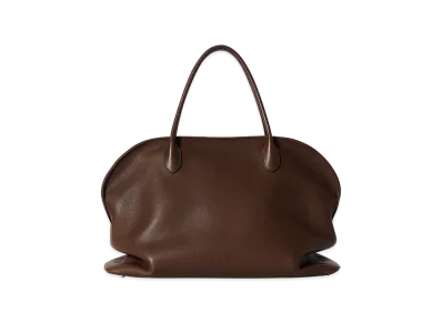 The Row Women's Agnes 15 Leather Bag "Deep Brown"