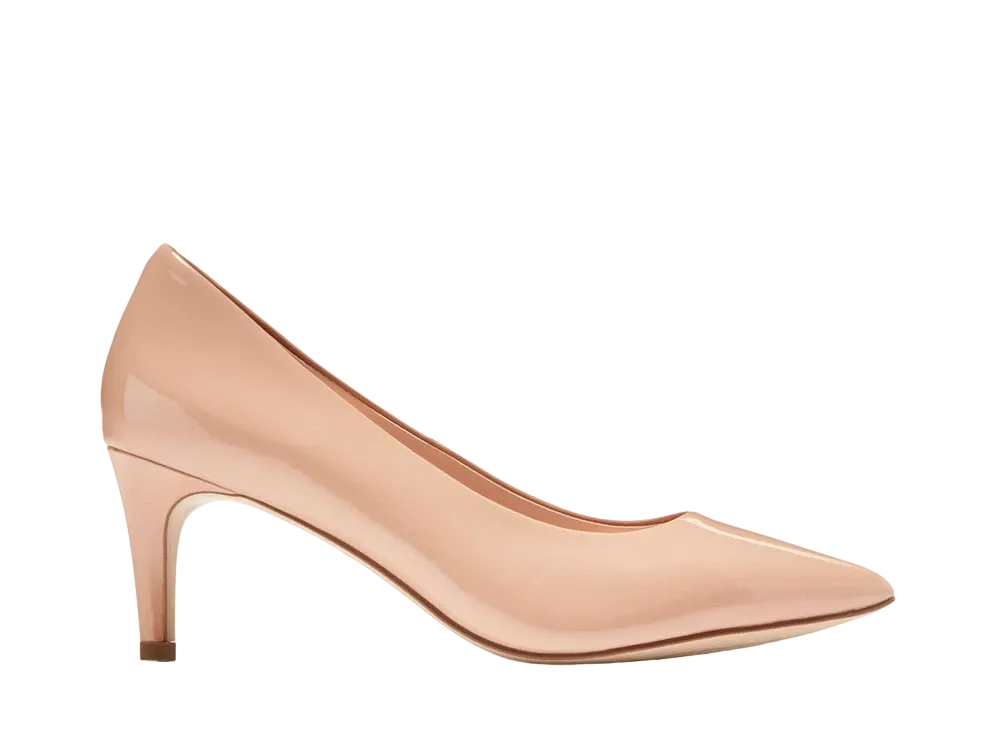 COLE HAAN Women's Vandam Pump 65mm "Brush Patent Leather" W26388 Medium