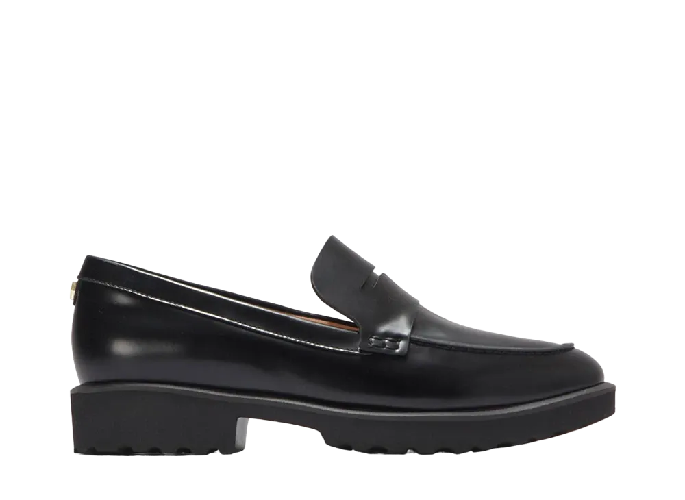 COLE HAAN Women's Geneva Loafer "Black Box Calf" W29785 Medium