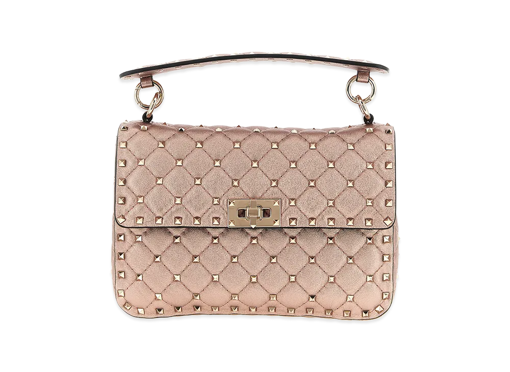 Valentino Garavani Women's 'rockstud Spike' Shoulder Bag "Pink"