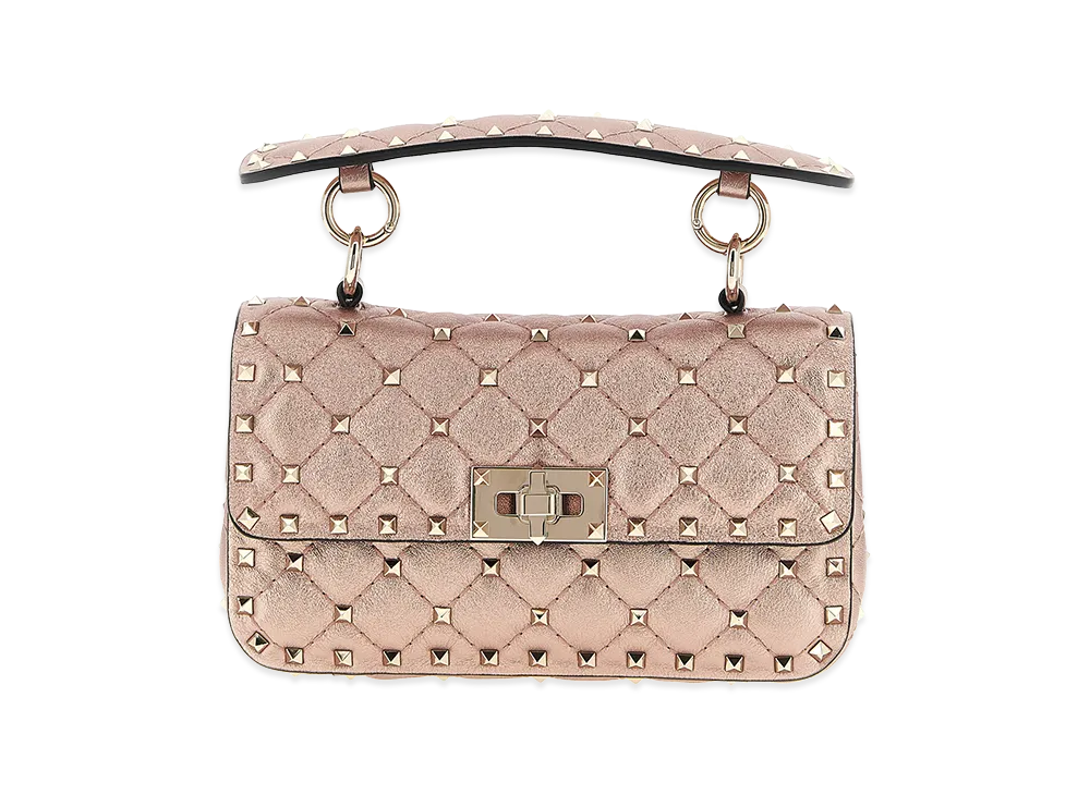 Valentino Garavani Women's 'rockstud Spike' Shoulder Bag "Pink"