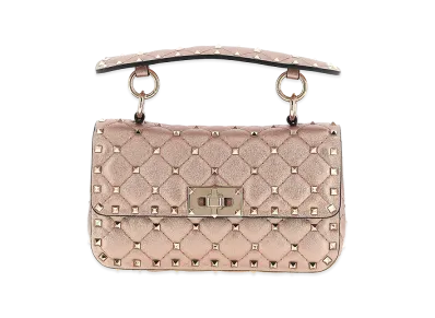 Valentino Garavani Women's 'rockstud Spike' Shoulder Bag "Pink"