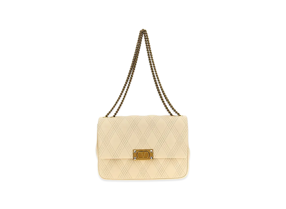 Valentino Garavani Women's 'quiltie 67' M Shoulder Bag "White"