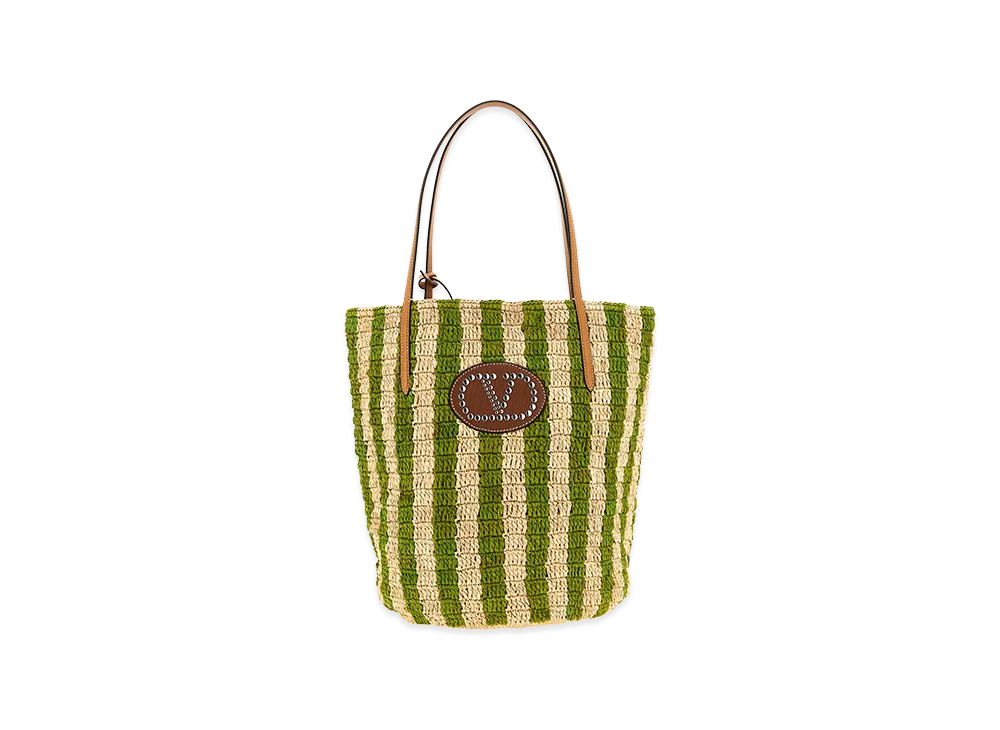 Valentino Women's Shopping Garavani Raffia "Green"