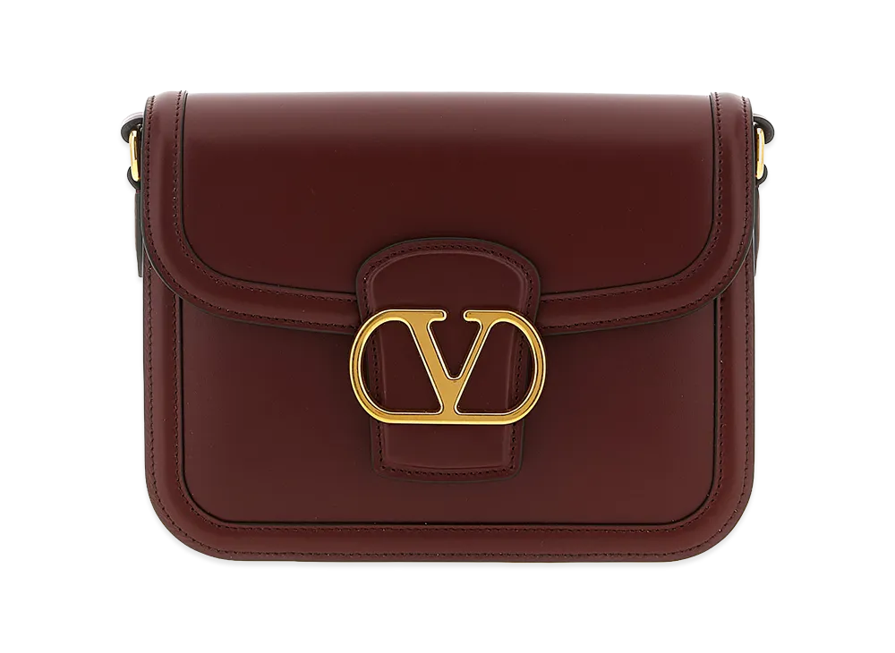Valentino Garavani Women's '9to5' Small Shoulder Bag "Bordeaux"
