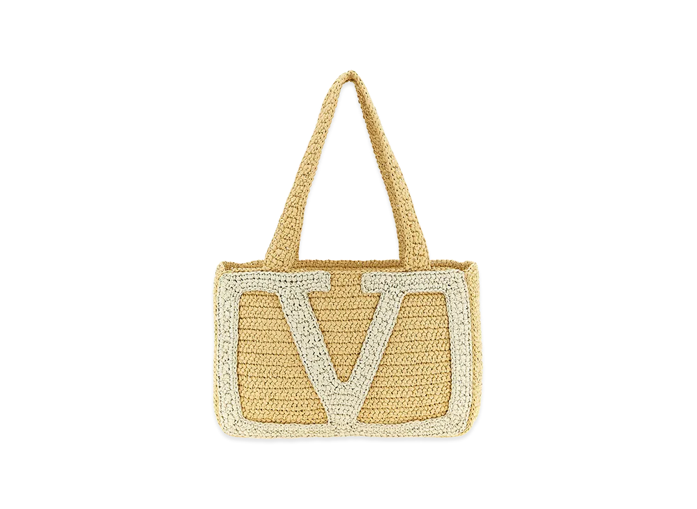 Valentino Garavani Women's 'viva Superstar' Midi Shopping Bag "Beige"
