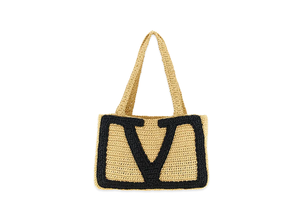 Valentino Garavani Women's 'viva Superstar' Midi Shopping Bag "Beige"