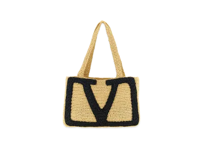 Valentino Garavani Women's 'viva Superstar' Midi Shopping Bag "Beige"