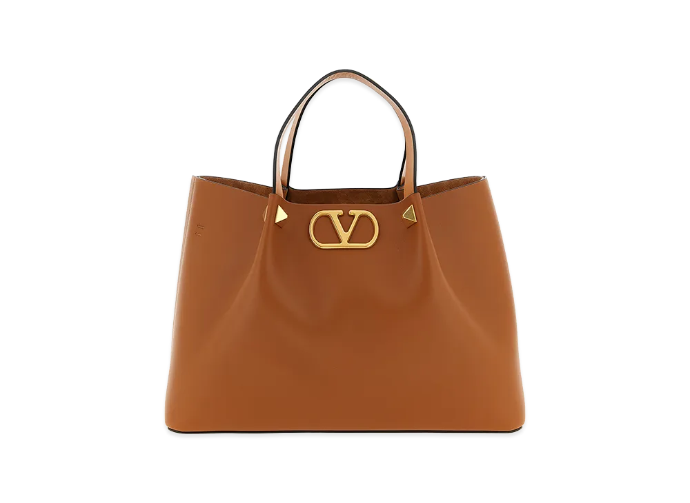 Valentino Women's Shopping Garavani Vlogo Signature Medium "Brown"
