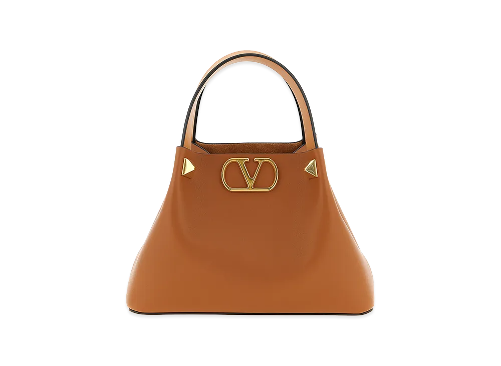 Valentino Garavani Women's Vlogosignature Small Shopping Bag "Brown"